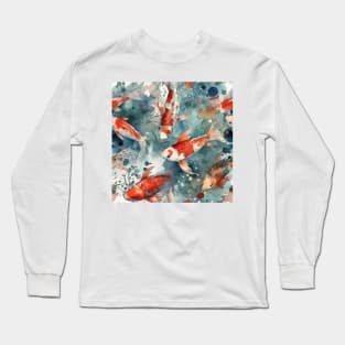 Koi fish in the pond. Long Sleeve T-Shirt